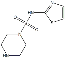 N-(1,3-thiazol-2-yl)piperazine-1-sulfonamide 구조식 이미지