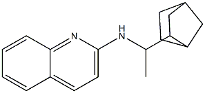 N-(1-{bicyclo[2.2.1]heptan-2-yl}ethyl)quinolin-2-amine Structure