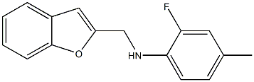N-(1-benzofuran-2-ylmethyl)-2-fluoro-4-methylaniline 구조식 이미지