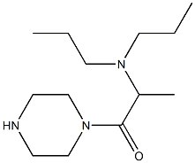 N-(1-methyl-2-oxo-2-piperazin-1-ylethyl)-N,N-dipropylamine 구조식 이미지