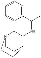 N-(1-phenylethyl)-1-azabicyclo[2.2.2]octan-3-amine 구조식 이미지