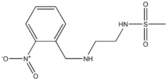 N-(2-{[(2-nitrophenyl)methyl]amino}ethyl)methanesulfonamide Structure