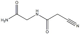 N-(2-amino-2-oxoethyl)-2-cyanoacetamide 구조식 이미지