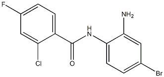 N-(2-amino-4-bromophenyl)-2-chloro-4-fluorobenzamide Structure
