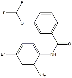 N-(2-amino-4-bromophenyl)-3-(difluoromethoxy)benzamide Structure