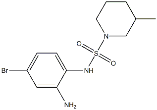 N-(2-amino-4-bromophenyl)-3-methylpiperidine-1-sulfonamide Structure