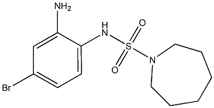 N-(2-amino-4-bromophenyl)azepane-1-sulfonamide 구조식 이미지