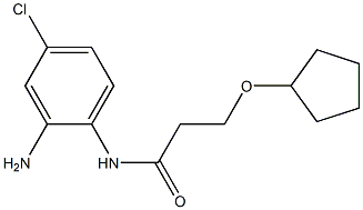 N-(2-amino-4-chlorophenyl)-3-(cyclopentyloxy)propanamide Structure