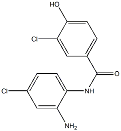 N-(2-amino-4-chlorophenyl)-3-chloro-4-hydroxybenzamide Structure