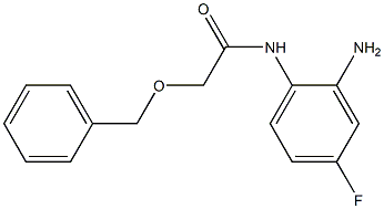 N-(2-amino-4-fluorophenyl)-2-(benzyloxy)acetamide 구조식 이미지