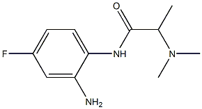 N-(2-amino-4-fluorophenyl)-2-(dimethylamino)propanamide Structure