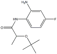 N-(2-amino-4-fluorophenyl)-2-(tert-butoxy)propanamide 구조식 이미지