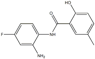N-(2-amino-4-fluorophenyl)-2-hydroxy-5-methylbenzamide Structure