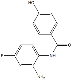 N-(2-amino-4-fluorophenyl)-4-hydroxybenzamide Structure