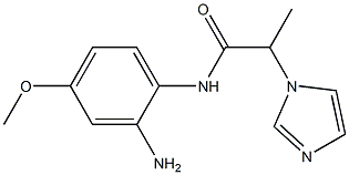 N-(2-amino-4-methoxyphenyl)-2-(1H-imidazol-1-yl)propanamide Structure