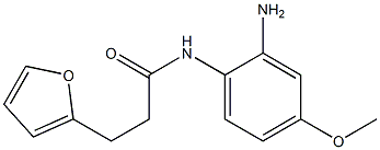 N-(2-amino-4-methoxyphenyl)-3-(furan-2-yl)propanamide Structure