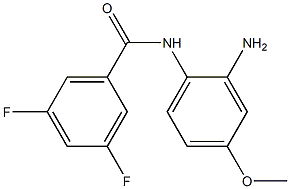 N-(2-amino-4-methoxyphenyl)-3,5-difluorobenzamide 구조식 이미지