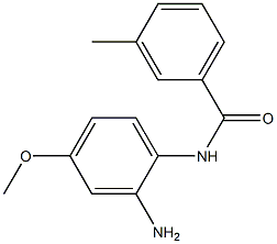 N-(2-amino-4-methoxyphenyl)-3-methylbenzamide 구조식 이미지