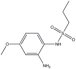 N-(2-amino-4-methoxyphenyl)propane-1-sulfonamide 구조식 이미지