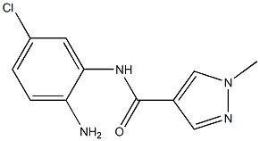 N-(2-amino-5-chlorophenyl)-1-methyl-1H-pyrazole-4-carboxamide Structure