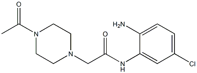 N-(2-amino-5-chlorophenyl)-2-(4-acetylpiperazin-1-yl)acetamide Structure