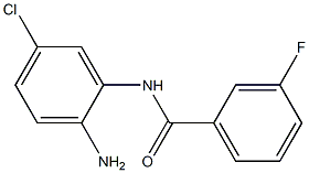 N-(2-amino-5-chlorophenyl)-3-fluorobenzamide 구조식 이미지