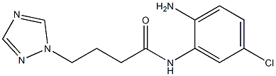 N-(2-amino-5-chlorophenyl)-4-(1H-1,2,4-triazol-1-yl)butanamide Structure