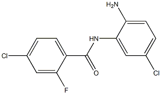N-(2-amino-5-chlorophenyl)-4-chloro-2-fluorobenzamide Structure