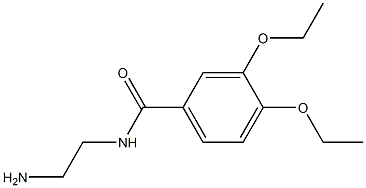 N-(2-aminoethyl)-3,4-diethoxybenzamide Structure