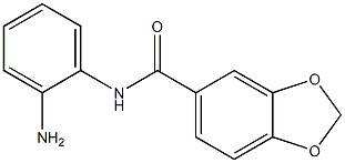 N-(2-aminophenyl)-1,3-benzodioxole-5-carboxamide Structure
