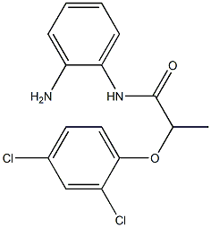 N-(2-aminophenyl)-2-(2,4-dichlorophenoxy)propanamide 구조식 이미지