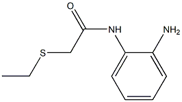 N-(2-aminophenyl)-2-(ethylsulfanyl)acetamide 구조식 이미지
