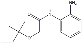 N-(2-aminophenyl)-2-[(2-methylbutan-2-yl)oxy]acetamide 구조식 이미지
