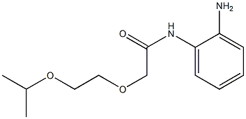 N-(2-aminophenyl)-2-[2-(propan-2-yloxy)ethoxy]acetamide 구조식 이미지