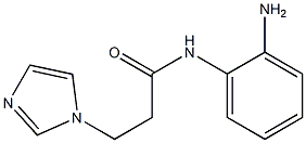 N-(2-aminophenyl)-3-(1H-imidazol-1-yl)propanamide 구조식 이미지