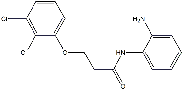 N-(2-aminophenyl)-3-(2,3-dichlorophenoxy)propanamide Structure