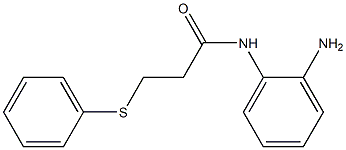 N-(2-aminophenyl)-3-(phenylsulfanyl)propanamide 구조식 이미지