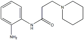 N-(2-aminophenyl)-3-piperidin-1-ylpropanamide 구조식 이미지