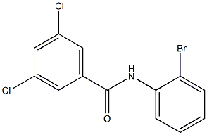 N-(2-bromophenyl)-3,5-dichlorobenzamide 구조식 이미지