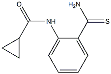 N-(2-carbamothioylphenyl)cyclopropanecarboxamide 구조식 이미지
