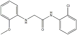 N-(2-chlorophenyl)-2-[(2-methoxyphenyl)amino]acetamide Structure