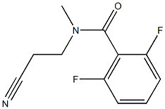 N-(2-cyanoethyl)-2,6-difluoro-N-methylbenzamide Structure