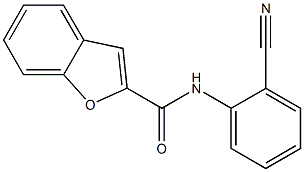 N-(2-cyanophenyl)-1-benzofuran-2-carboxamide Structure