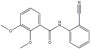 N-(2-cyanophenyl)-2,3-dimethoxybenzamide 구조식 이미지