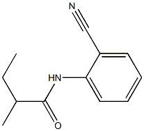 N-(2-cyanophenyl)-2-methylbutanamide Structure