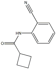 N-(2-cyanophenyl)cyclobutanecarboxamide 구조식 이미지