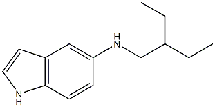 N-(2-ethylbutyl)-1H-indol-5-amine 구조식 이미지