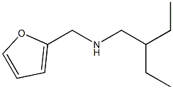 N-(2-ethylbutyl)-N-(2-furylmethyl)amine 구조식 이미지