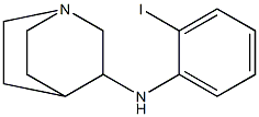 N-(2-iodophenyl)-1-azabicyclo[2.2.2]octan-3-amine Structure