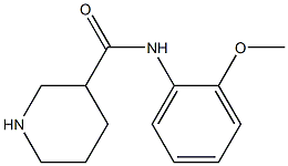 N-(2-methoxyphenyl)piperidine-3-carboxamide 구조식 이미지